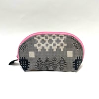 Image 5 of Welsh Tapestry Print Waterproof Pouch Grey