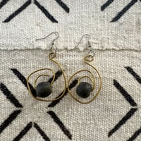 Brass Life Cycle Earrings