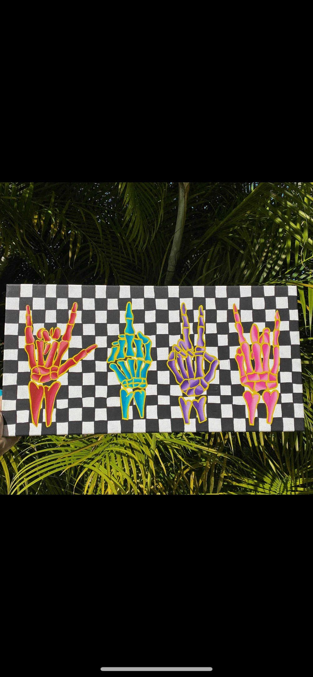 Image of Checker hands 