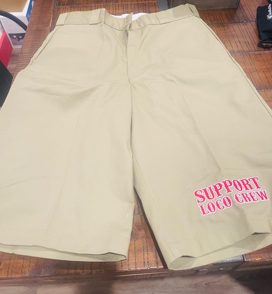 Image of LOCO CREW Custom Embroidered Dickies Shorts