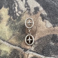 Image 1 of Double Encircled Oval Earrings