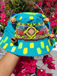 Image 10 of Turquoise Cosmic Cap