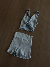 blue two piece outside set (sz med)