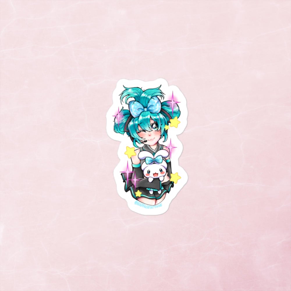 Image of Miku x Cinnamaroll Sticker