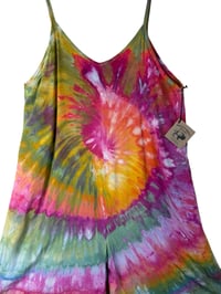 Image 6 of L Woven Wide-Leg Jumpsuit with Pockets in Euphoria Spiral Ice Dye