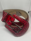 B.B. Simon Belt Red Kish 