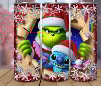 Grinch & Stitch Tumbler
