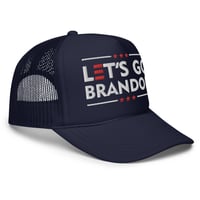 Image 3 of Let's Go Brandon - Foam trucker hat from PatriotsCo.com