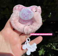 Kitty Resin Fluffy Adult Pacifier