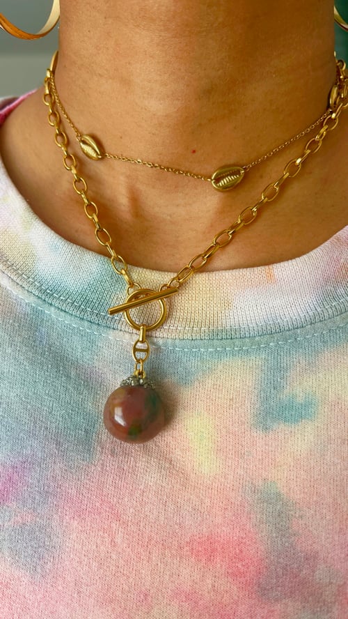 Image of MARSALA • Agate Crystal Necklace