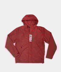 Image 2 of VIBES™ Red Rain Jacket