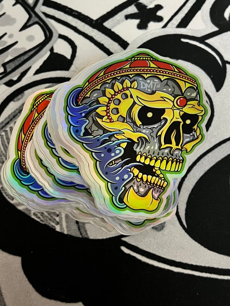 DMT Ornamental Sull Holographic Stickers