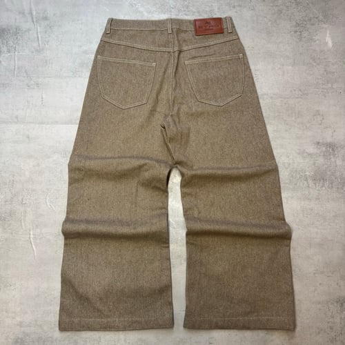 Image of Etro Milano Wool Flared Trousers, size 32