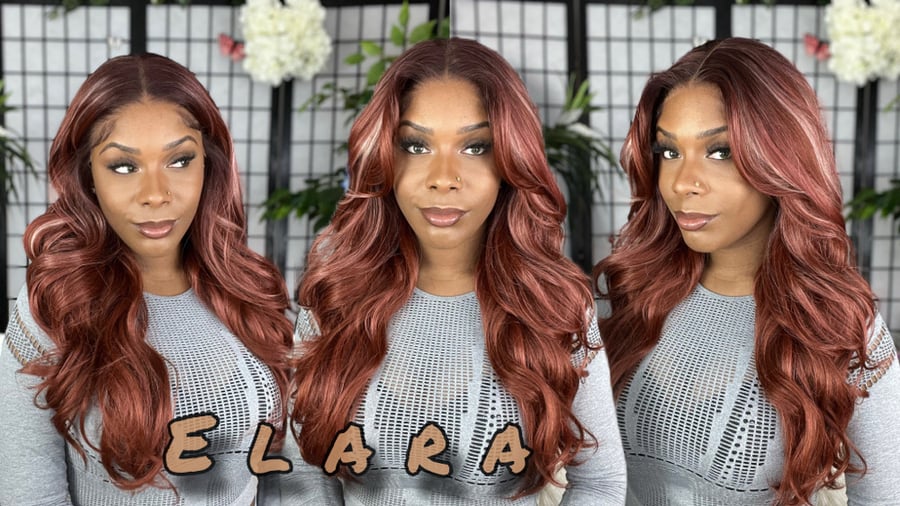 Image of Outre Melted Hairline Synthetic Lace Front Wig - Elara 💜