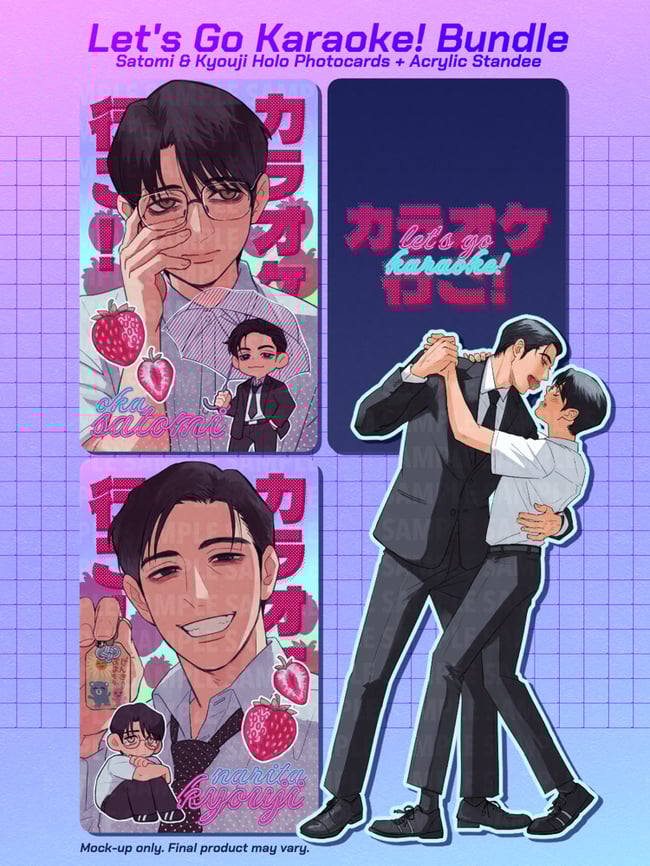 Let's Go Karaoke! Photocards & Standee Bundle