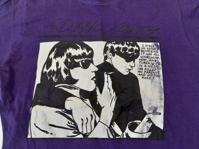 2010 Sonic Youth Tour T-Shirt