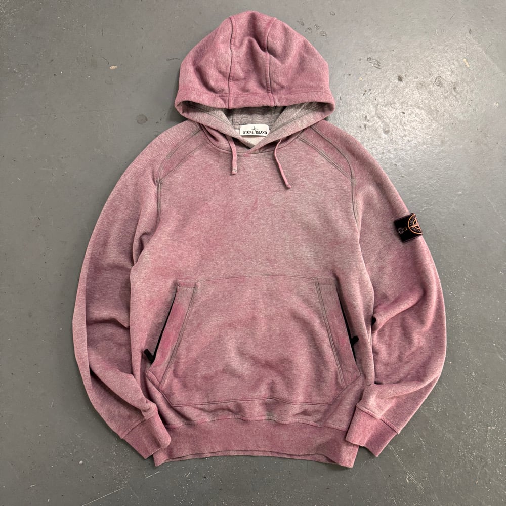 Image of SS 2020 Stone Island Dust Treatment Hoodie, size medium