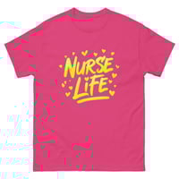 Image 8 of Nurse Life Shirt – Yellow Graffiti Nurse T-Shirt Bold Paint Stroke Unisex Graphic Tee
