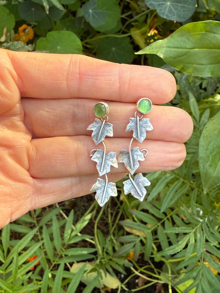 Image of Ivy Vine Serpentine Studs