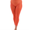 Rust Footless Opaque Tight with Free Postage