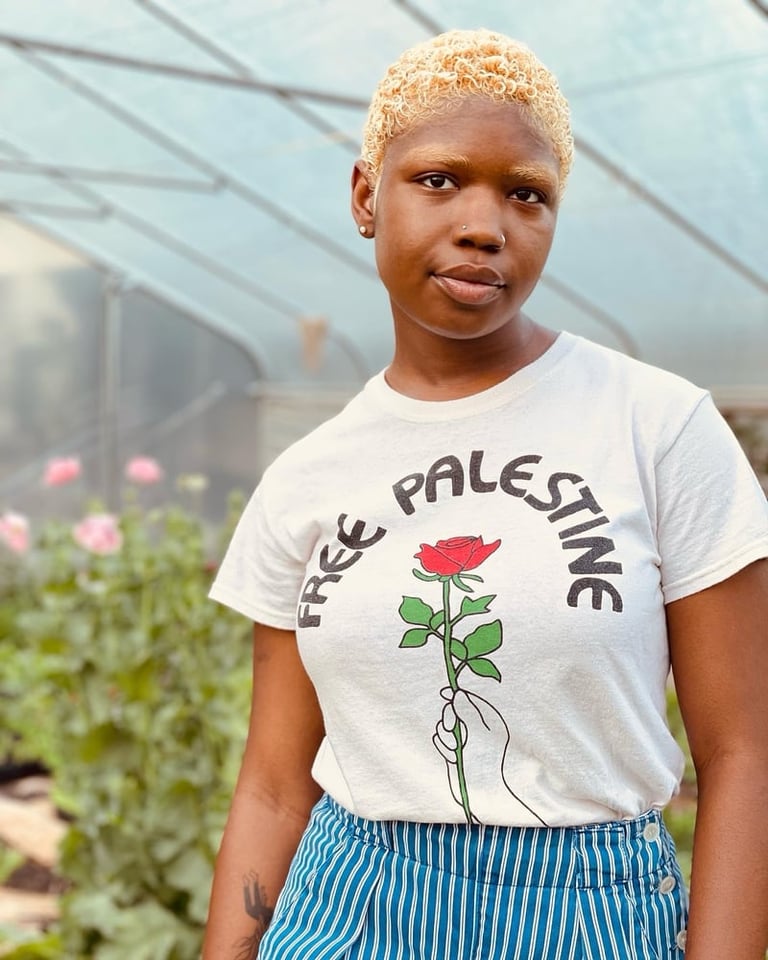 FREE PALESTINE OG ROSES