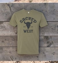 Sacred West Bison Skull T 