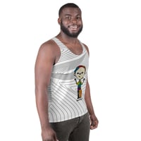 Image 2 of beYOU Melt Unisex Tank Top
