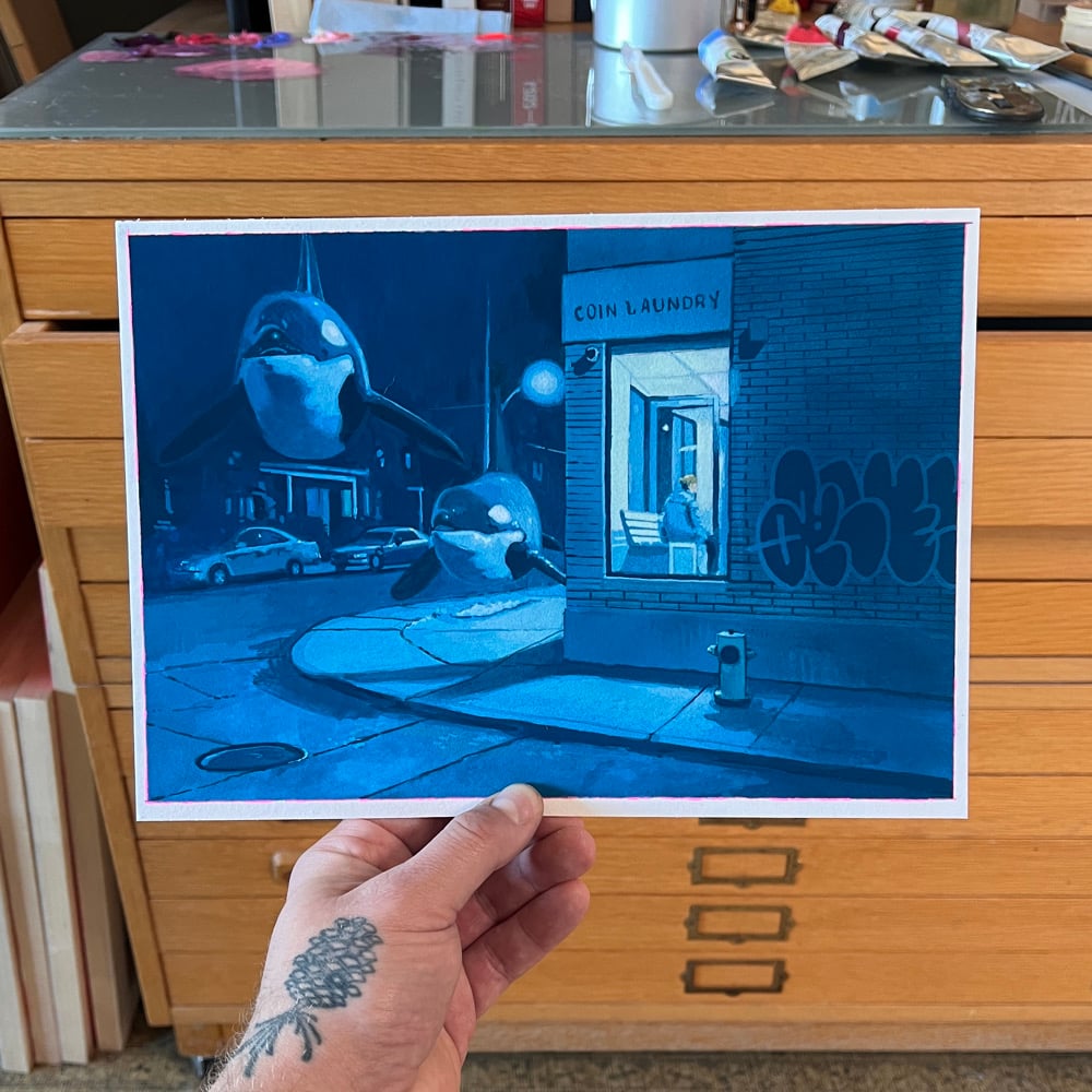 Image of -laundry today or naked tomorrow- (study)