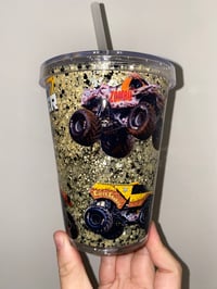 Image 2 of monster jam 12oz acrylic tumbler