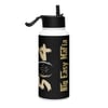 504 Big Easy Mafia “Tailgate Time”Stainless steel water bottle with a straw lid