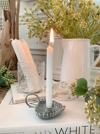 Image 1 of White Skinny Taper Candles ( Bundle of 8 )