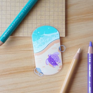 Image of Sunfish, Flower Patch, Beach, Sakura｜Scene Series ☆ | Clear Stickers