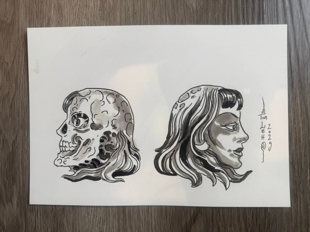 Image of Tim Lehi “Dead Lady Study” Original Art