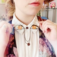 Image 2 of Chainsaw Man Chained Collar Pins