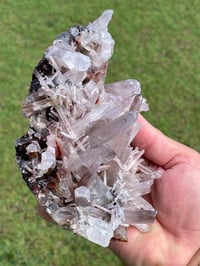 Image 7 of Specularite Quartz Points Cluster #1784
