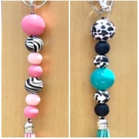 Image 5 of Silicone Bead Keychain