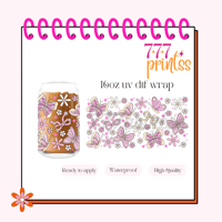 Spring Butterflies UV DTF Cup wrap