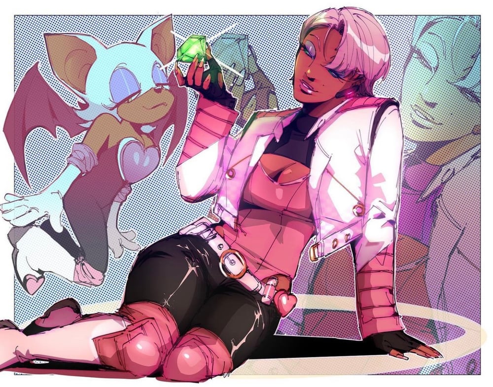 Rouge and Shadow mini prints