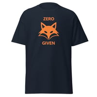 Image 3 of Unisex classic tee,  Zero Fox Given T-Shirt | Funny Fox Humor Graphic Tee