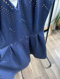 Image 3 of NWT Navy dress