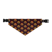 Image 4 of Pet bandana collar - Classic Jack O Lantern