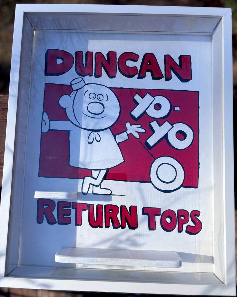 Image of Duncan Yo-Yo Glass Shadowbox Display 