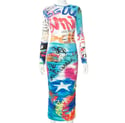 $16.00 Graffiti Maxi Dress