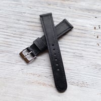 Image 2 of 18mm Horse Strap - Black