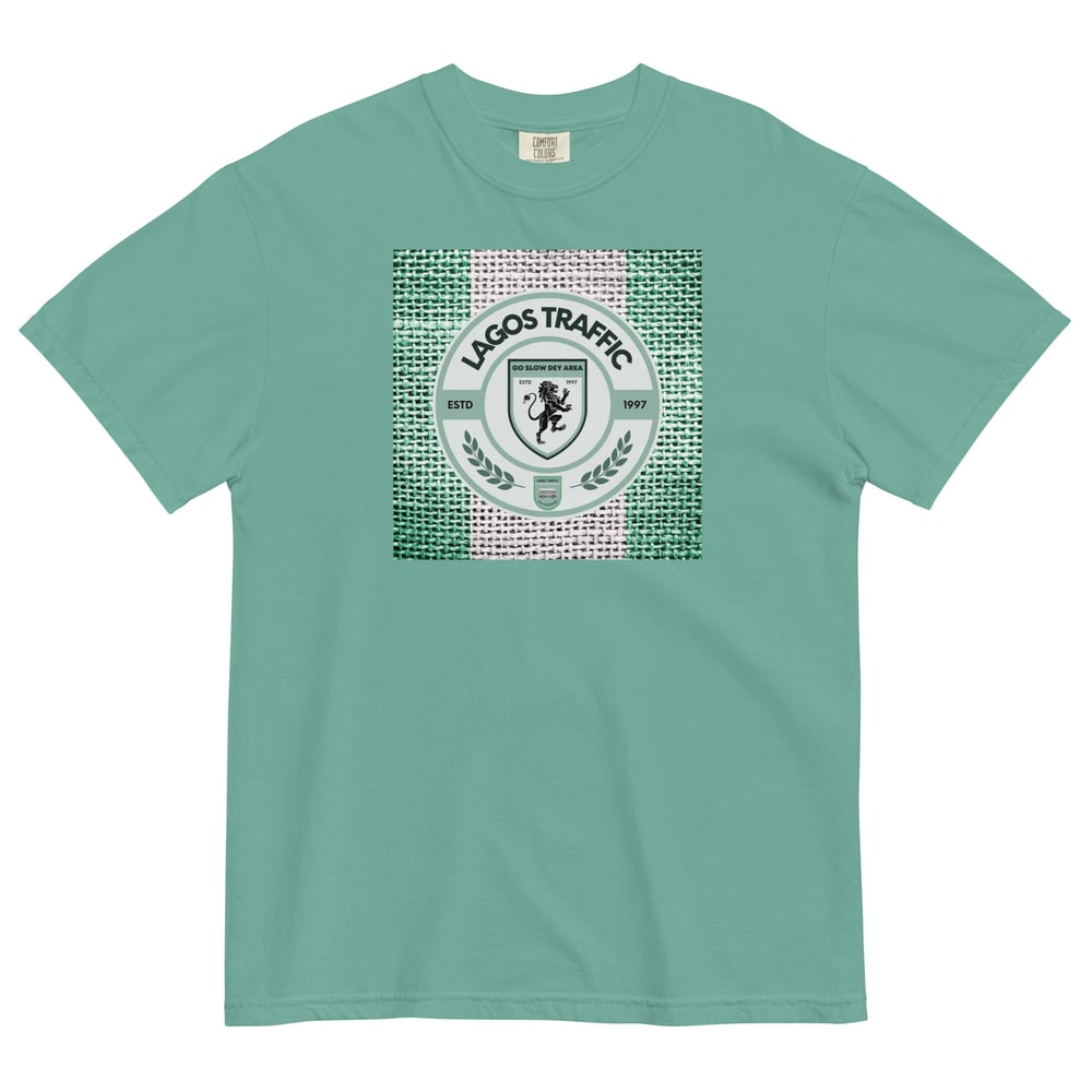 ICONIC LTC SIGNATURE BADGE TEE - RAFFIA'GREEN/WHT