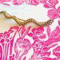 Image 3 of NATURAL PEARL SNAKE BROOCH