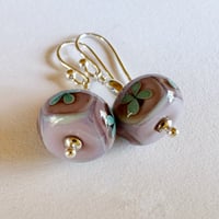 Image 5 of Folk Flower Earring - Pastel Pink