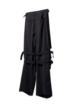 Image of EQUALNEAR - Armor Flared Pants (Grey)