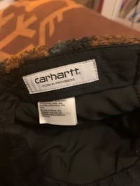 Image 3 of carhartt wip sherpa woodoo caps