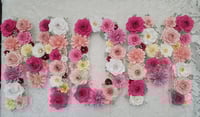 Image 1 of MOM Floral letters